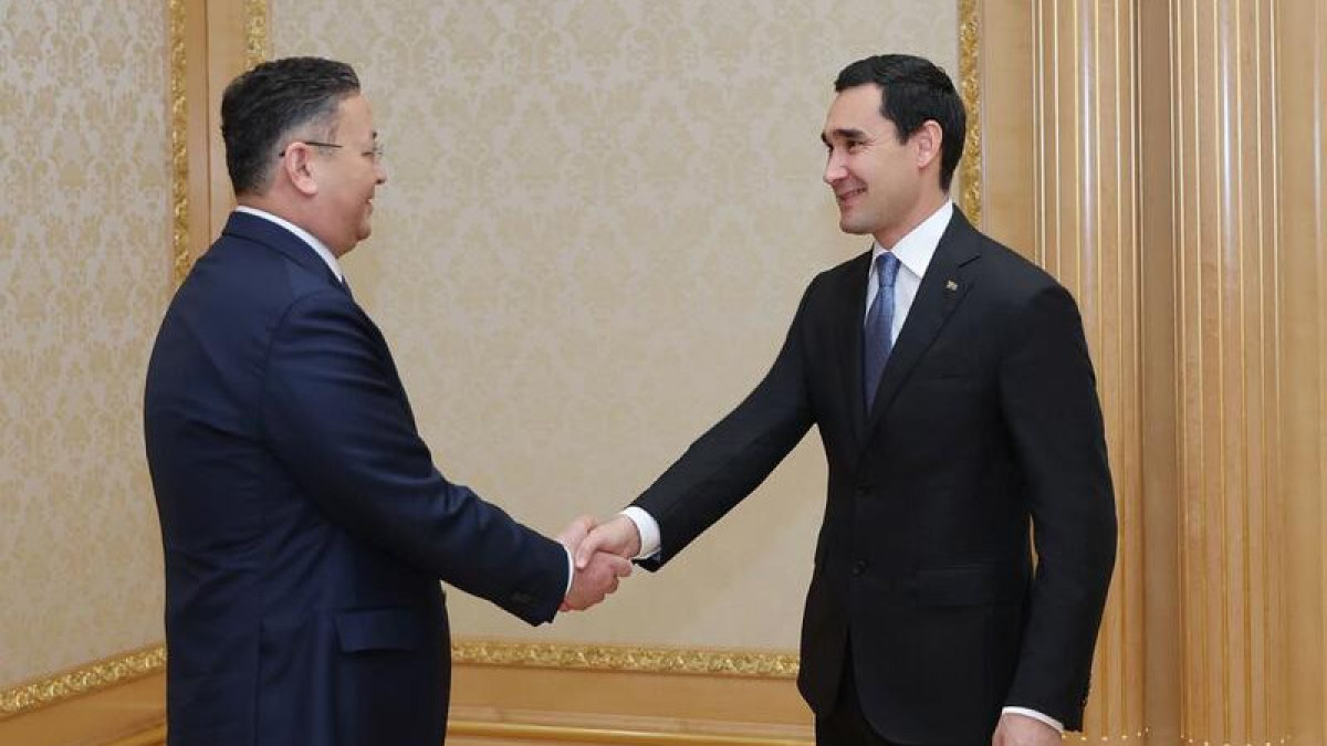 Глава МИД РК встретился с Президентом Туркменистана