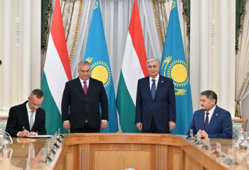 Tokayev and Orban held talks in an expanded format
