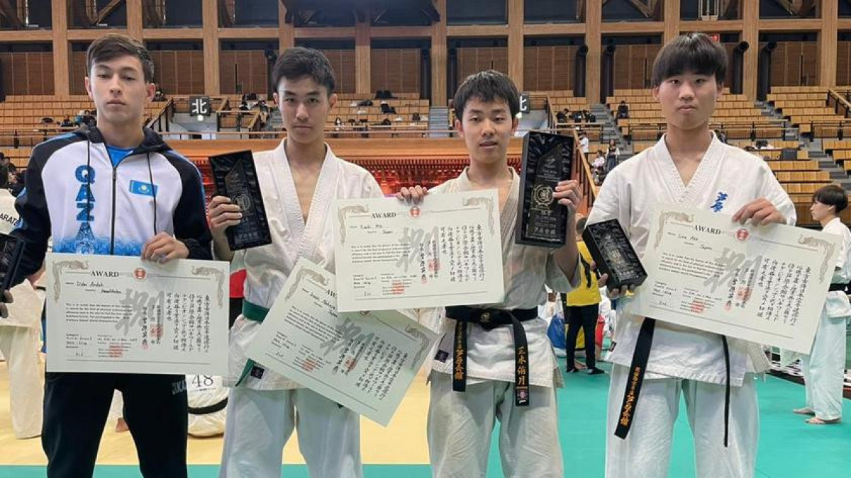 Атлет из Актау завоевал «бронзу» на чемпионате мира по ашихара каратэ в Японии