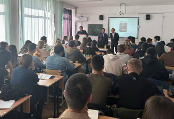 Профбеседы проводит со студентами полиция Жетысуской области