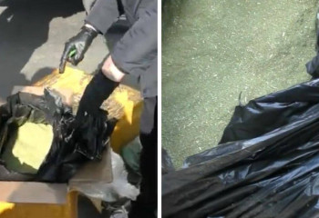 Спецоперацию провели на въезде в Алматы и изъяли 151 кг гашиша