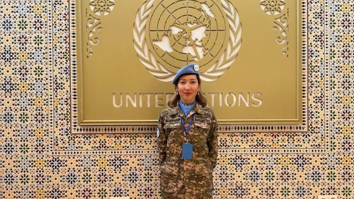 Казахстанский офицер направлена в миссию ООН в Западной Сахаре