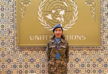 Казахстанский офицер направлена в миссию ООН в Западной Сахаре