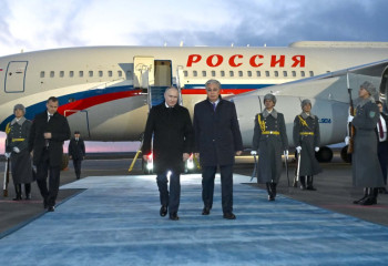 Владимир Путин Қазақстанға келді