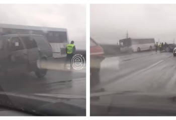 ДТП в Караганде: автобус 