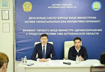 Первый вице-министр здравоохранения посетил Актюбинскую область