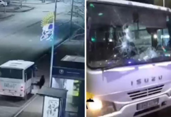 15 суток ареста получил астанчанин, разбивший лобовое стекло автобуса