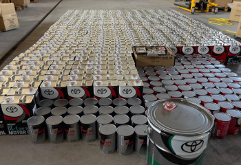 Поддельное моторное масло Toyota изъяли в Алматинской области