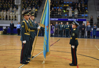 Свыше 300 карагандинских школьников вступили в ряды движения «Жас сарбаз»