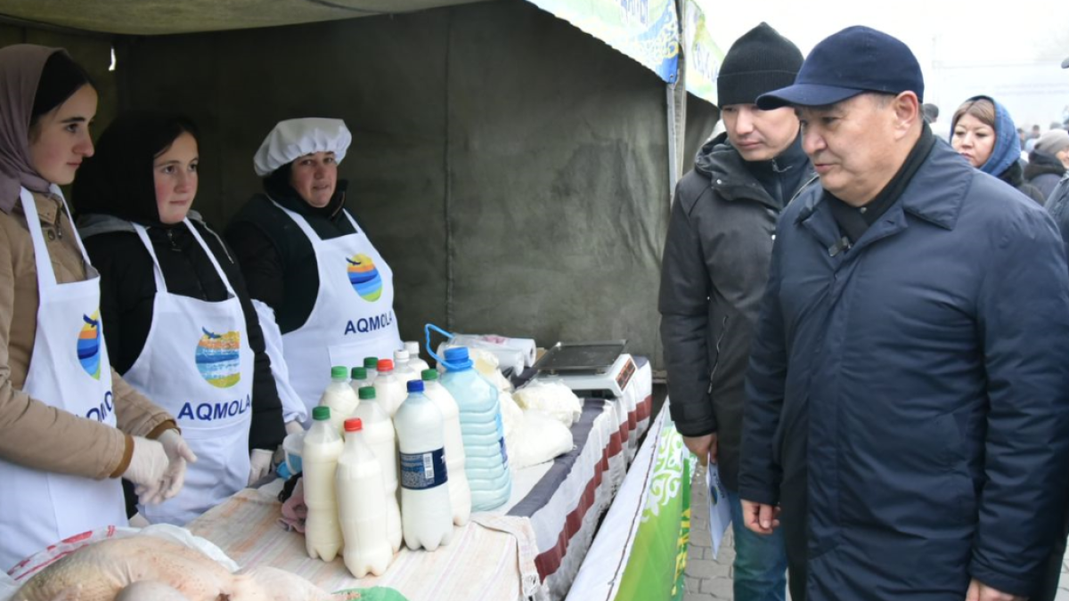 В Кокшетау организовали ярмарку аграриев в честь рождения 20-миллионного жителя страны