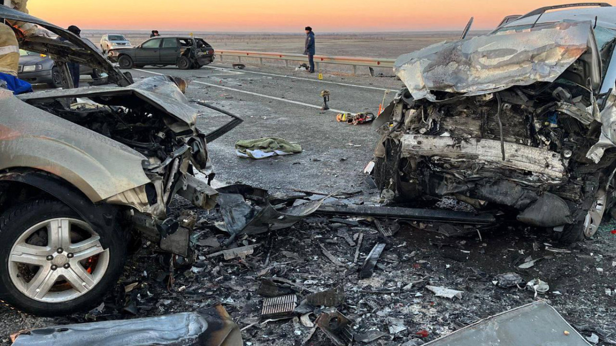 Три человека погибли в ДТП с Audi, Lexus и Subaru в Актюбинской области