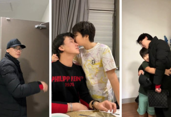 «Әкесі қайта кететінін біліп тұр». Ұлын құттықтап қонаққа келген Қайрат Нұртас сынға қалды