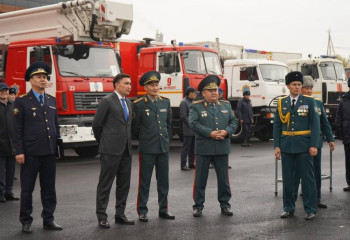 Шымкентте жаңа өрт сөндіру депосы ашылды