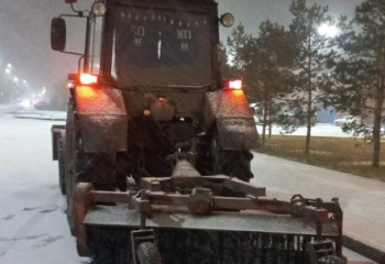 Астанада қар жауды. Коммуналдық қызмет күшейтілген режимде жұмыс істеп жатыр