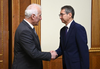 Ambassador of Kazakhstan met with the President of Armenia