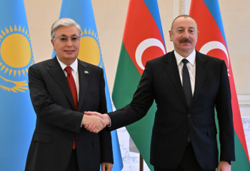 Қасым-Жомарт Тоқаев пен Ильхам Әлиев келіссөз жүргізді