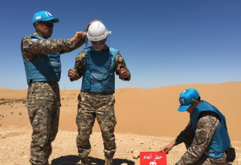 БҰҰ бітімгерлік миссияларына баратын қазақстандықтар арасында іріктеу жүріп жатыр