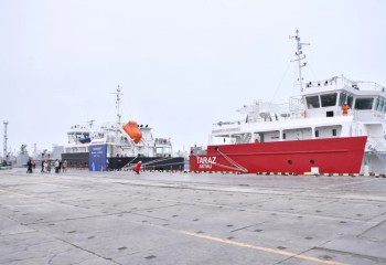 Приемка новых нефтеналивных танкеров состоялась в Актау