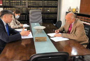 Ambassador of Kazakhstan meets with  Chairman of  Defense Committee