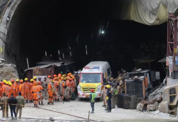 Все 41 человек извлечены из обрушившегося туннеля на севере Индии
