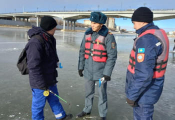 ТЖМ ескертеді, жұқа мұз қауіпті