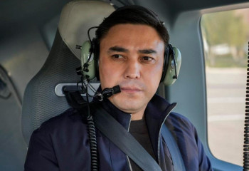 Шымкент әкімі тікұшақпен су басу қаупі бар аумақтарға бақылау жүргізді