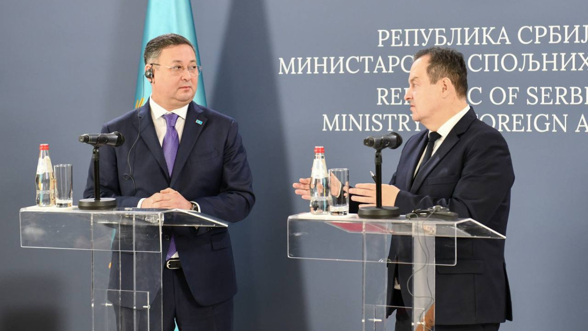 Kazakh Foreign Minister pays official visit to Serbia