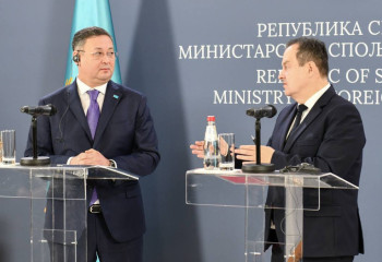 Kazakh Foreign Minister pays official visit to Serbia