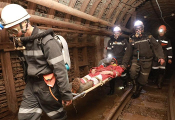 Ақтөбелік құтқарушылар шахтада оқу-жаттығу өткізді