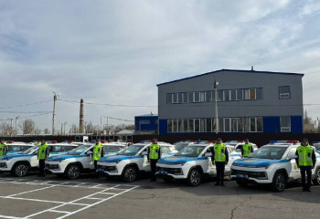 Жамбыл облысында полицейлерге  отандық электромобильдер табысталды