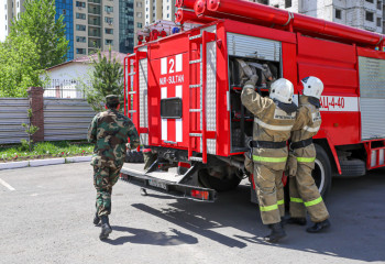 Астанада қоғамдық монша өртеніп кетті