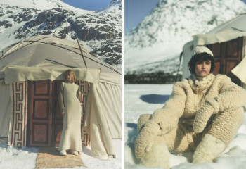 What yurt does Loro Piana use in advertisement?