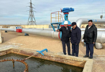 Министр водных ресурсов и ирригации Нуржан Нуржигитов посетил Мангистаускую область