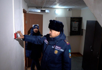 Хостелдерде өрт қауіпсіздігінің профилактикасы өтіп жатыр