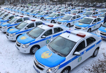 Қостанай облысының тәртіп сақшыларына 115 жаңа қызметтік көлік берілді