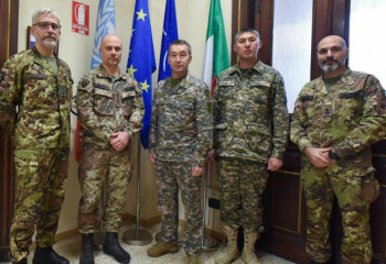 Peacekeepers of Kazakhstan and Italy strengthen cooperation