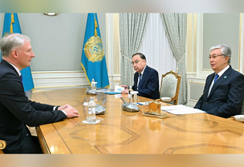 Глава государства принял посла Европейского Союза в Казахстане Кестутиса Янкаускаса