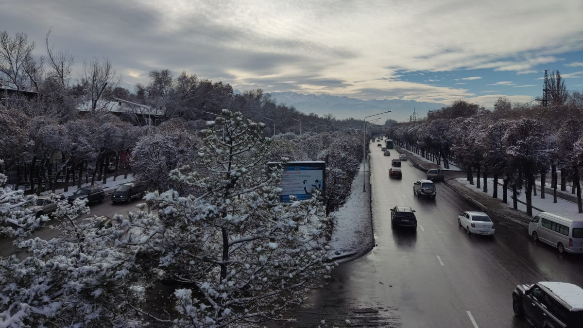 Сильный снег в Алматы: синоптики озвучили прогноз погоды