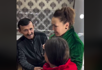 Жұлдызай Дүйсенбиева  «Шаншар» театрына барды