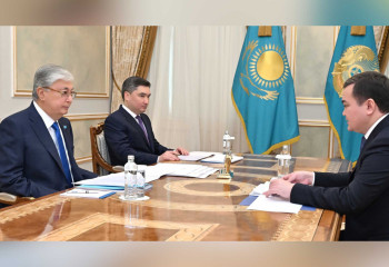 Мемлекет басшысы Астана қаласының әкімі Жеңіс Қасымбекті қабылдады