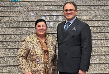 Посол Португалии принята в МИД по случаю завершения своей миссии в Казахстане