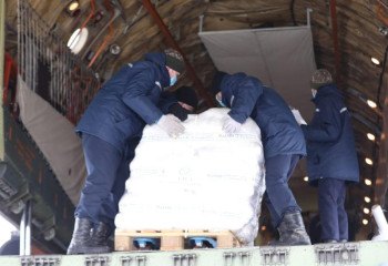 Қазақстан Палестинаға гуманитарлық жүк жіберді