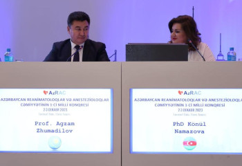 Бакуде Ұлттық анестезиология және қарқынды терапия конгресі өтті