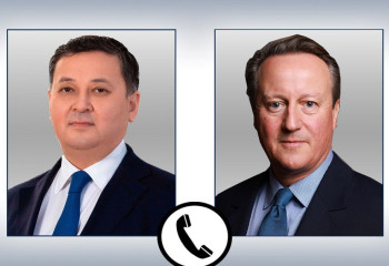 Telephone Conversation between Foreign Ministers of Kazakhstan and United Kingdom