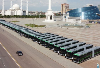 Биыл еліміздің автопаркі 1235 жаңа автобуспен толықты