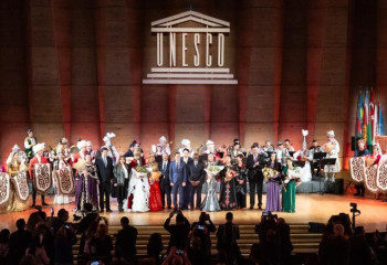 Kazakh Artists Perform at Concert in UNESCO to celebrate 30th anniversary of TURKSOY