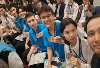 Kazakh schoolchildren win 6 medals at Olympiad in Bangkok
