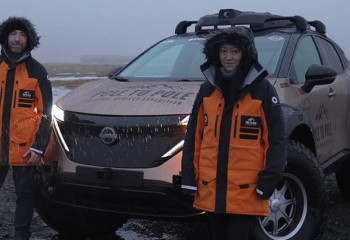 Couple finish pole-to-pole electric car challenge