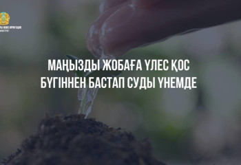 Су шаруашылығын дамытудың 2024-2030 жылдарға арналған жоспары әзірленді