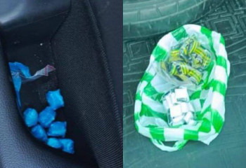 Шымкентте екі есірткі курьерінен аса ірі мөлшерде мефедрон табылды